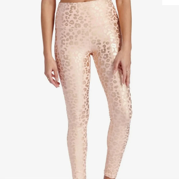 Electric Yoga Pants - ELECTRIC YOGA Cheeta foil print size small leggings